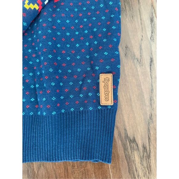 NEW Tipsy Elves Polar Bear Party Beer Cheers Ugly Christmas Sweater 4XL - Picture 4 of 5